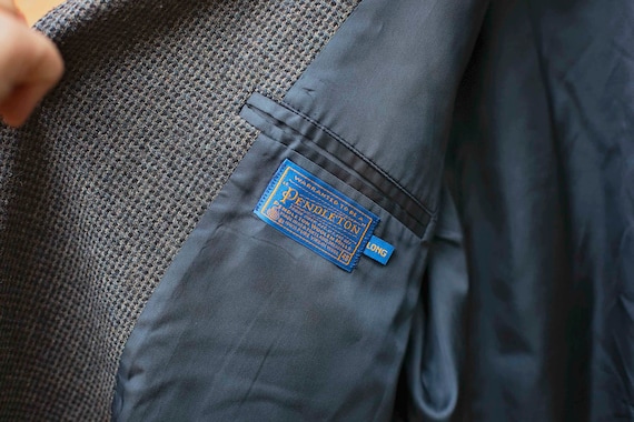 Authentic, Pendleton, Tweed, Wool, Blazer, Pendle… - image 3