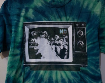 Original, Neck Deep, NDTV, Tour Shirt, Tye-Dyed T-Shirt, Size Small