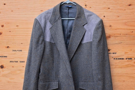 Authentic, Pendleton, Tweed, Wool, Blazer, Pendle… - image 1