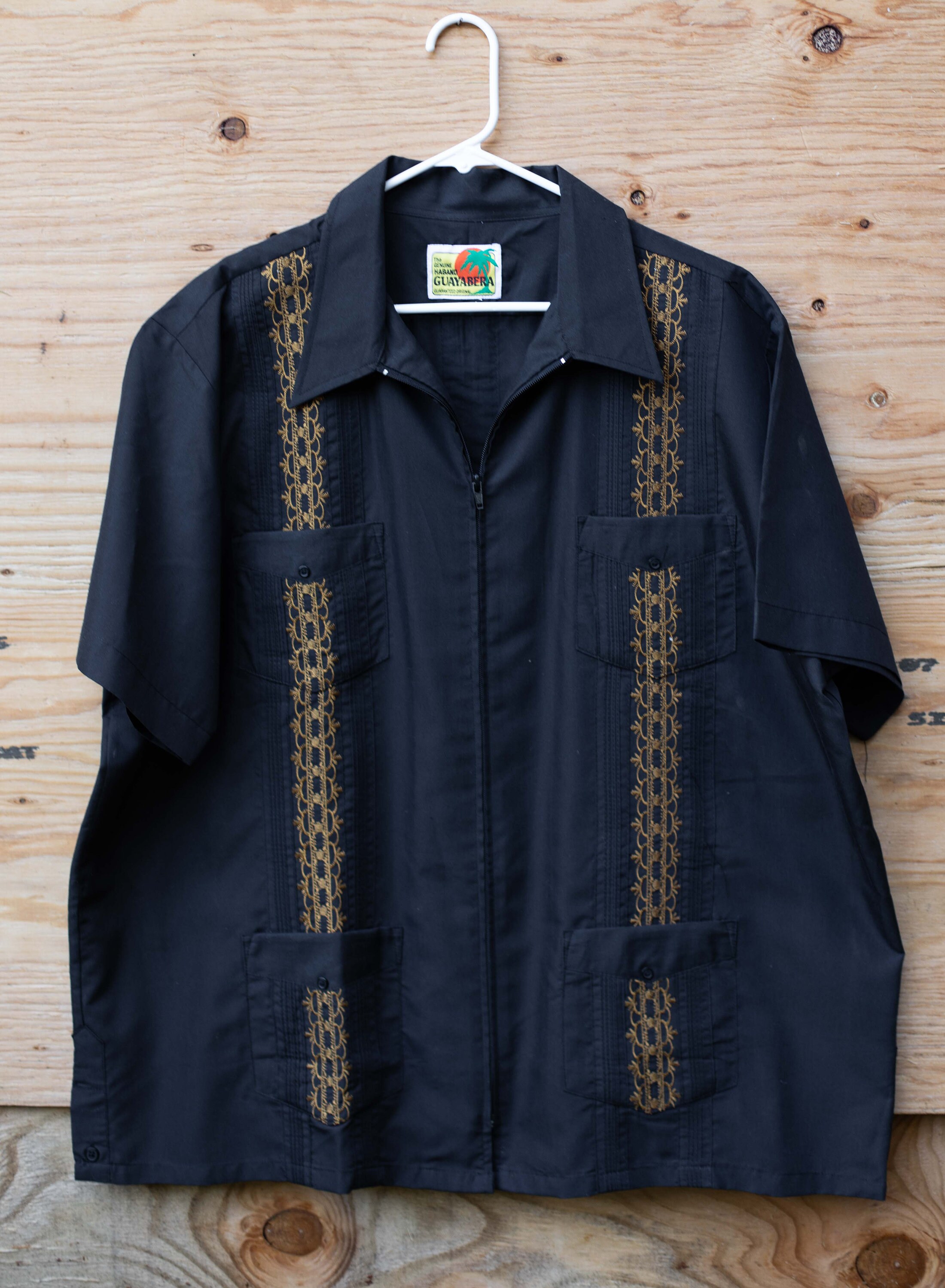 Beautiful Haband Zip Front Guayabera Mexican Wedding Etsy