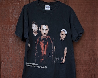 Original, Vintage, 90s, Depeche Mode T-shirt // the Singles Tour T