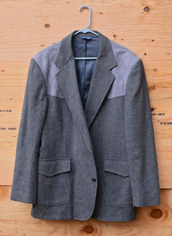 Authentic, Pendleton, Tweed, Wool, Blazer, Pendle… - image 2