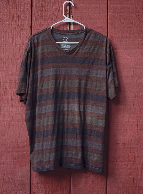 Men's Vintage, 90s, Ocean Pacific, OP, Striped Tsh