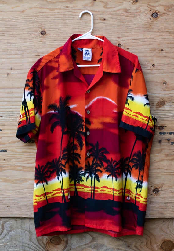 Vintage 90s, Kennington, Hawaiian Shirt, Mens L, … - image 1