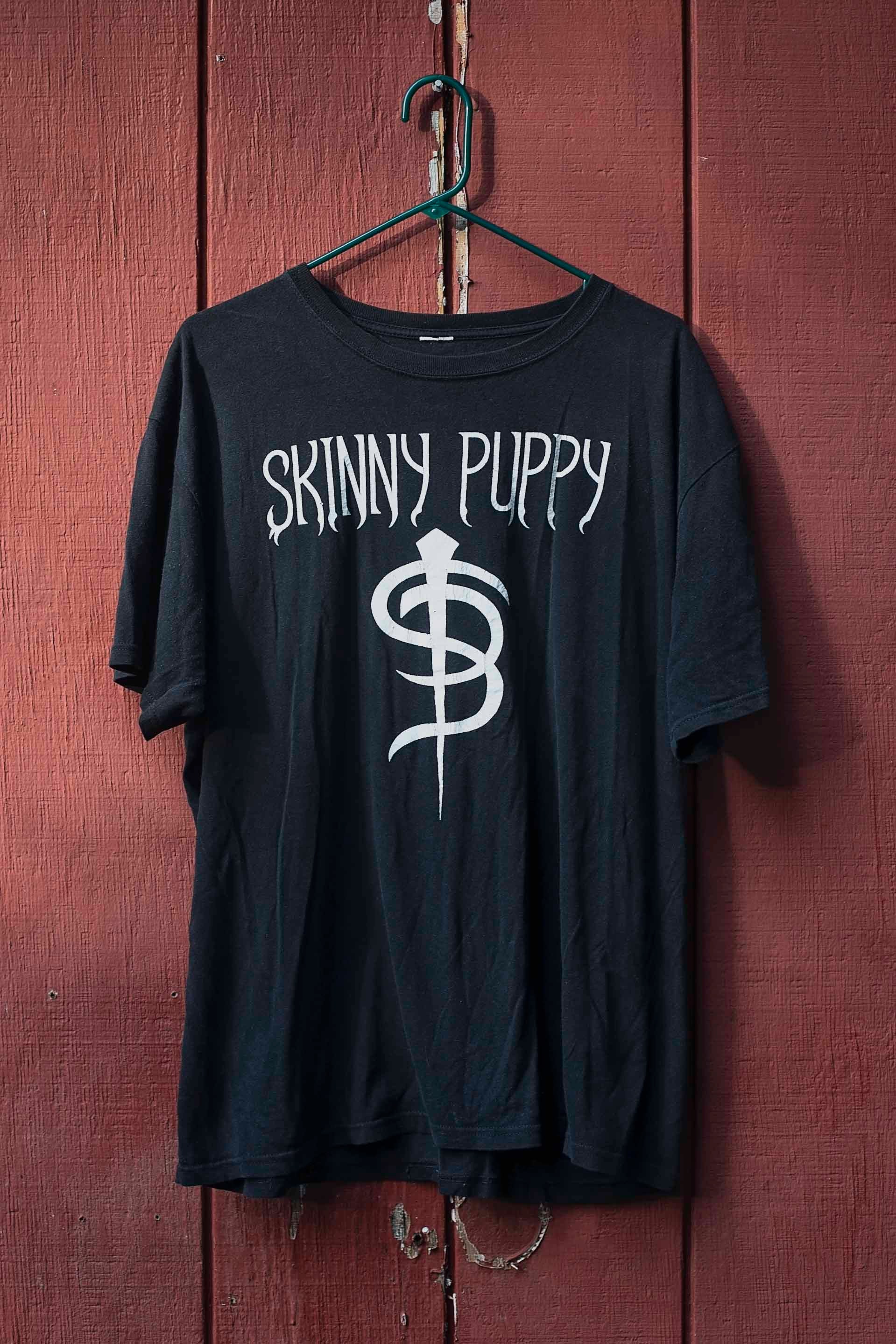 SKINNY PUPPY バンドTシャツ 90s vintage Vintage 90s Skinny Puppy T Shirt Electronic Goth Industrial