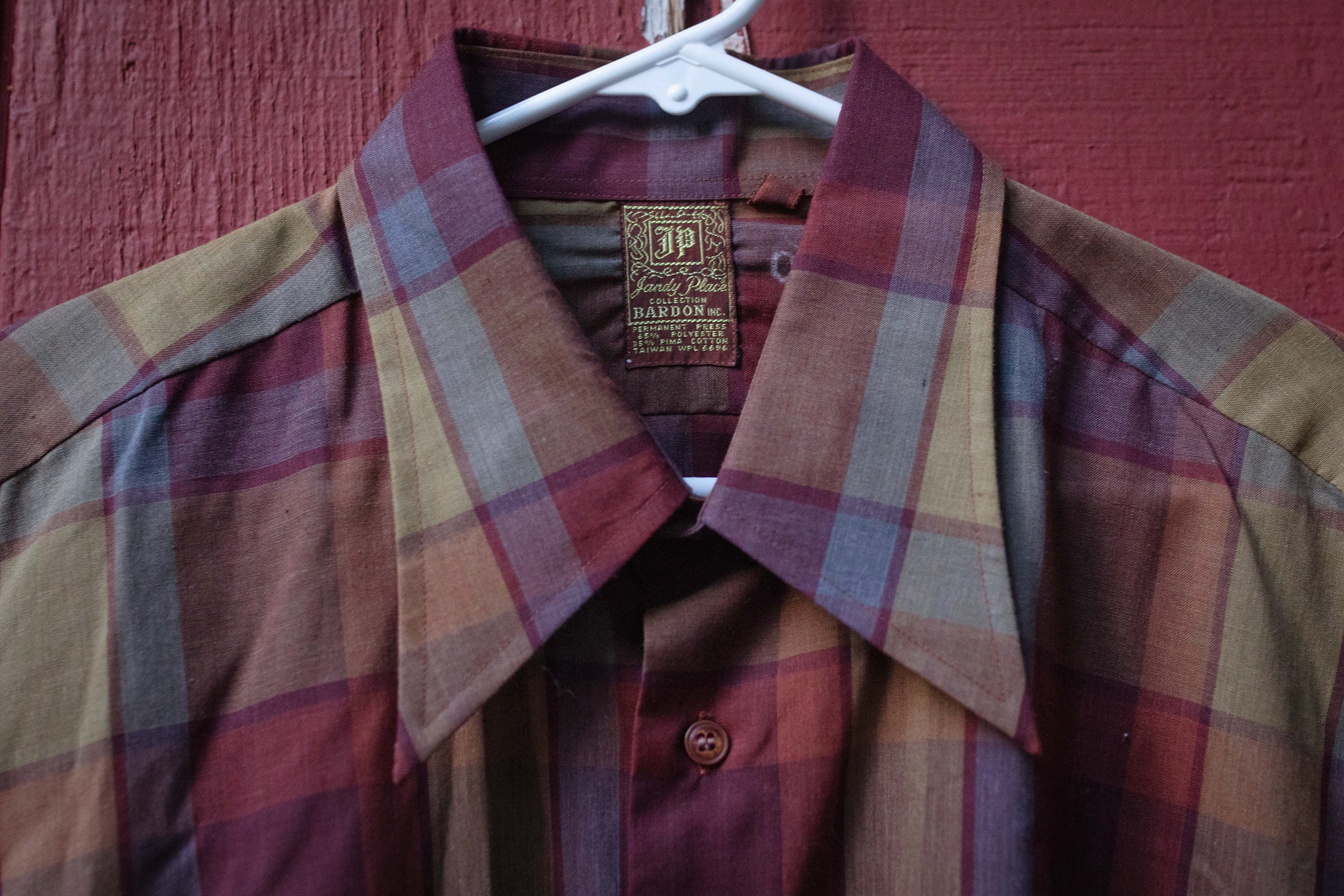 Vintage 1970s Burgundy Dagger Collar Safari Wool Coat Medium UK 12/14 main image 1