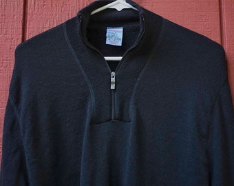 Extreamly Soft, Imported Wool Sweater, Woolpower Oster Sund, Quarter Zip, Sweater, Unisex, Size XL