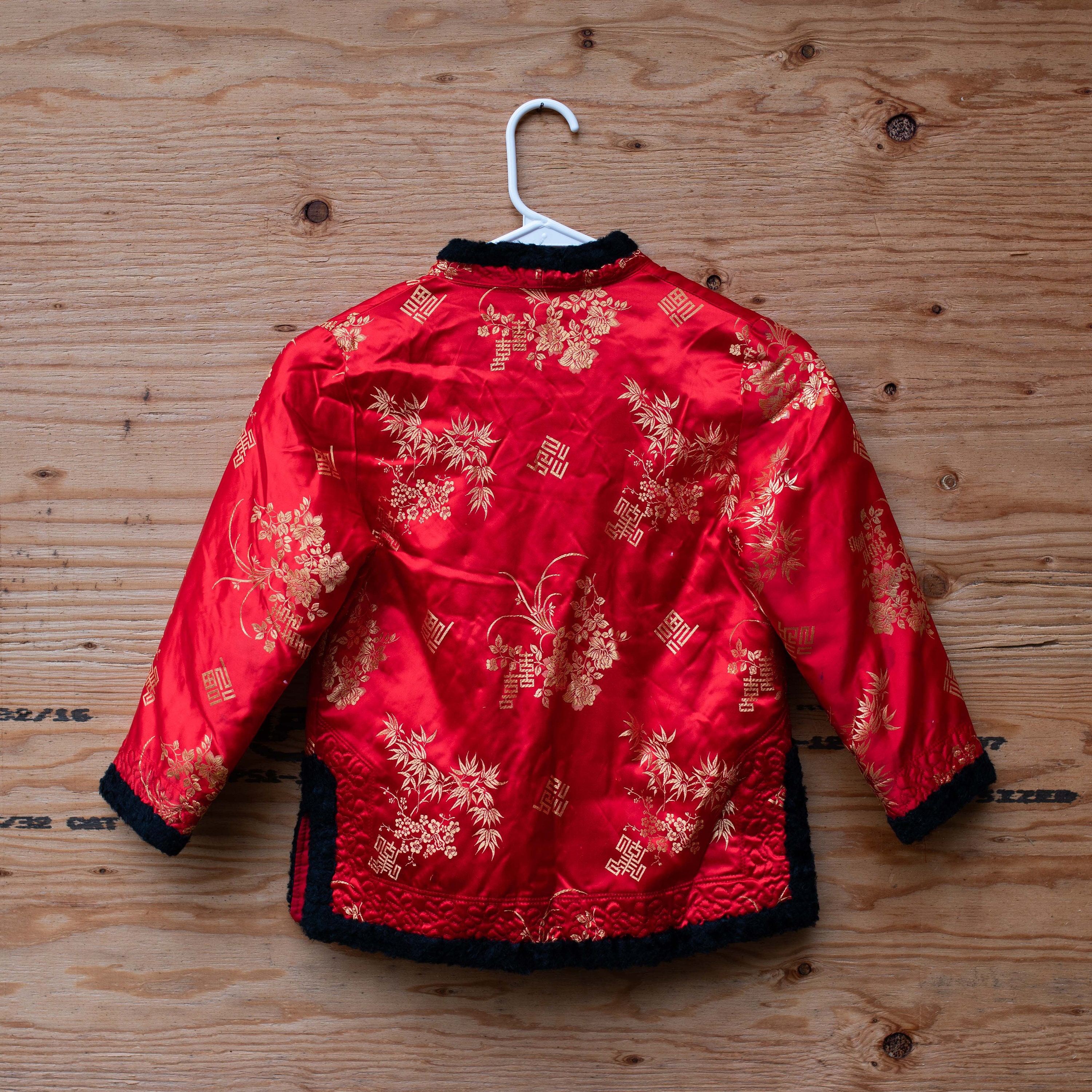 Patchwork Linen Winter Jacket, Chinese Vintage Frog Button Cotton Jacket main image 1