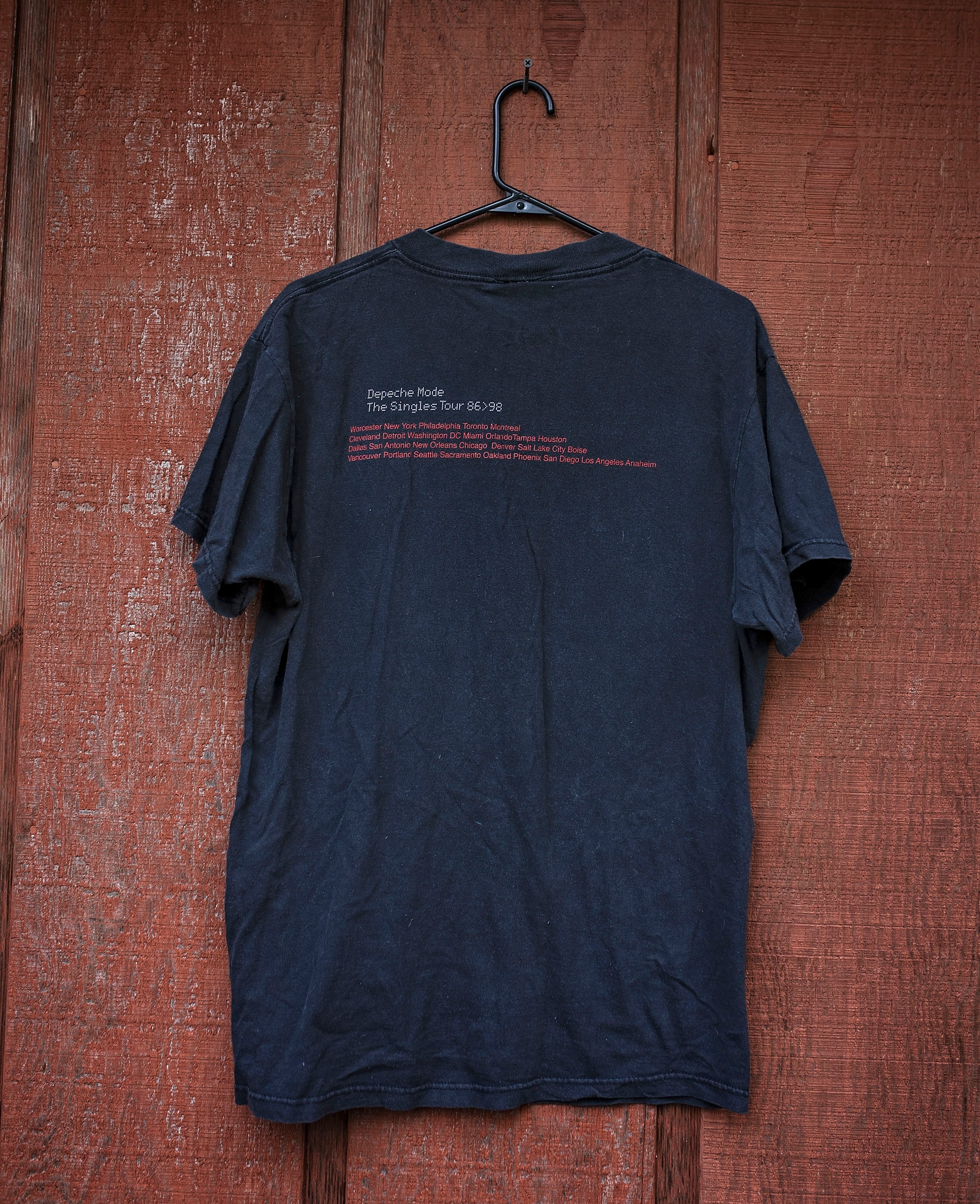 Original, Vintage, 90s, Depeche Mode T-shirt // the Singles Tour T 