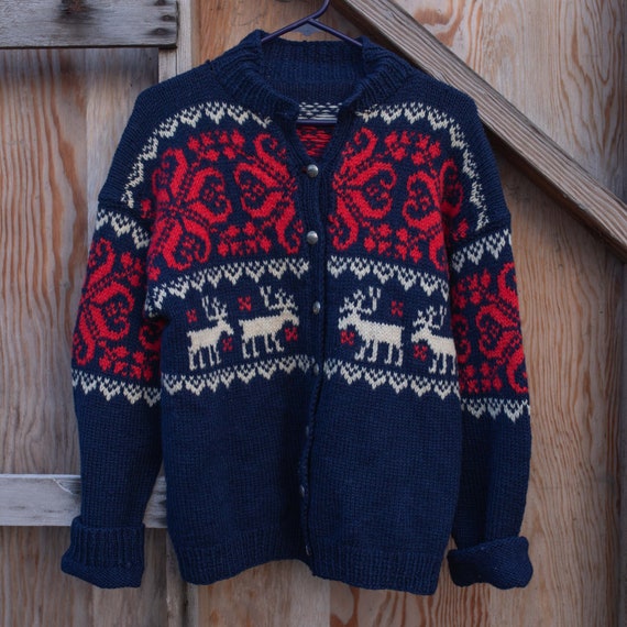 Vintage, Wool, Christmas Sweater, Christmas Sweate
