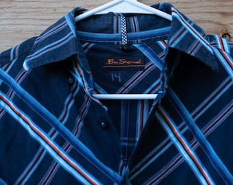 Beautifully Tailored, Ben Sherman, Long Sleeve, Checked Shirt, S