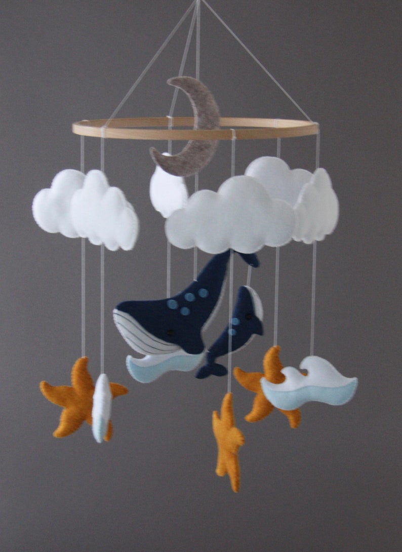 Sea nursery mobile Ocean mobile Etsy