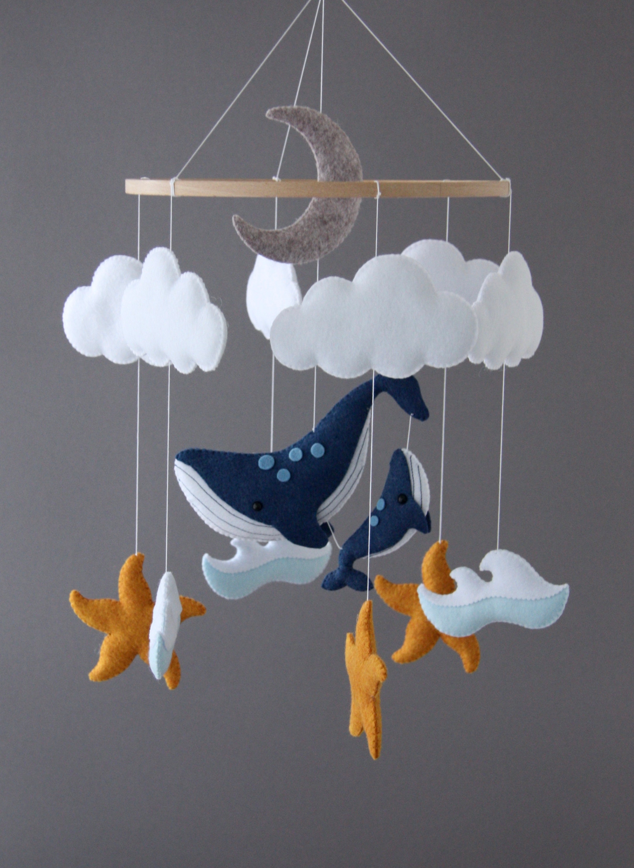 Sea nursery mobile Ocean mobile Etsy