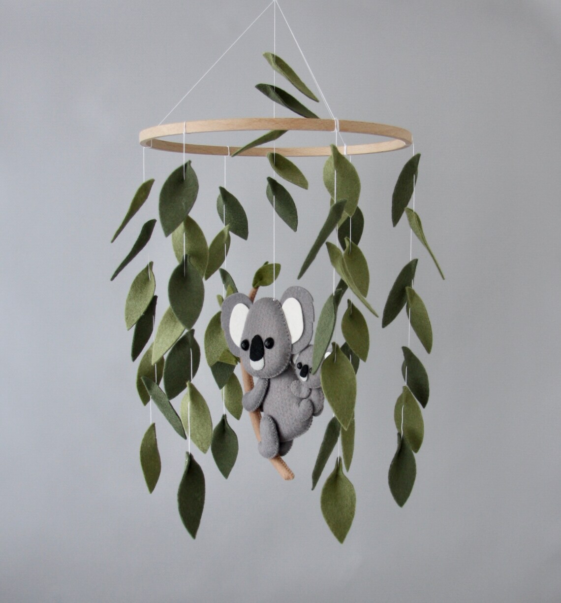 Koala Baby Mobile Baby Crib Mobile Neutral Baby Mobile Etsy