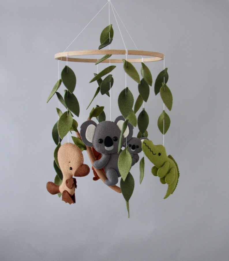 Australian Animal Mobile Australian Baby Mobile Koala Baby Etsy