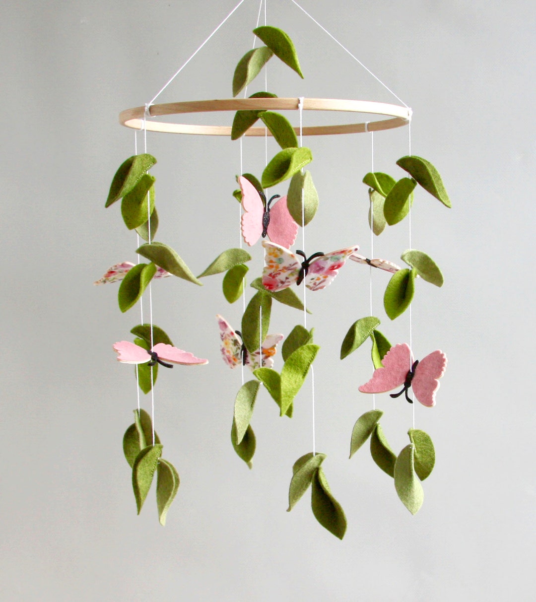 Butterfly Baby Crib Mobile Nursery Baby Shower Gift for Girls Etsy