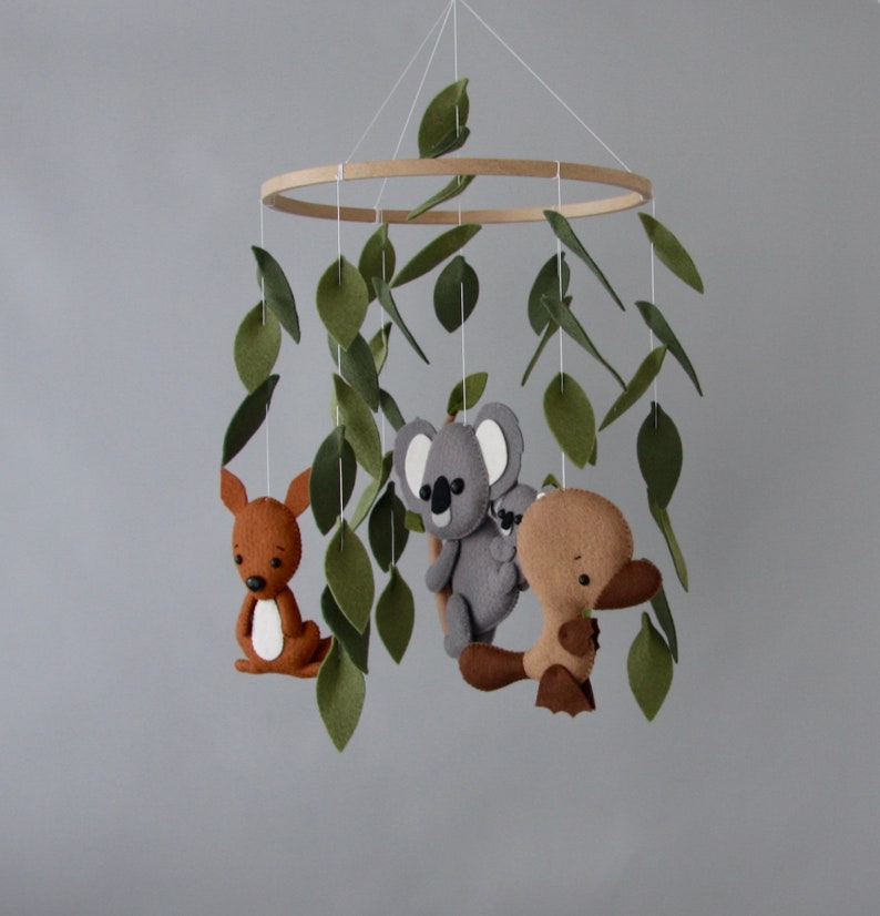 Australian Animal Mobile Australian Baby Mobile Koala Baby Etsy