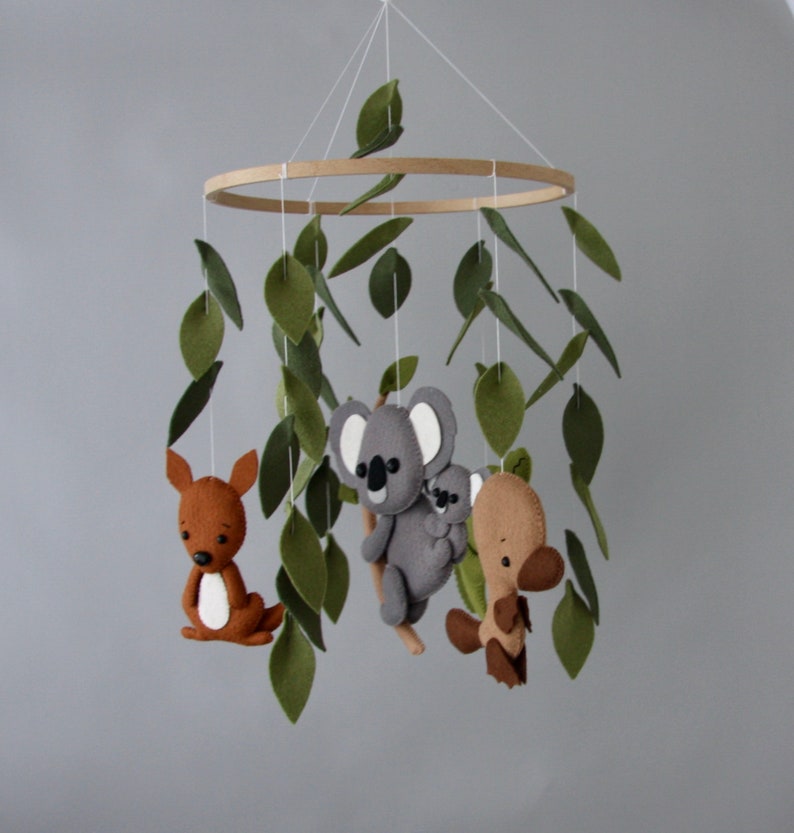 Australian Animal Mobile Australian Baby Mobile Koala Baby Etsy