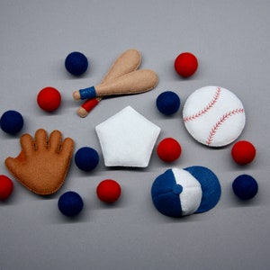 Felt Baseball Baby Mobile: Handmade Sports Nursery Decor