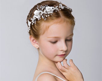 Child Wedding Hair Accessories Etsy
