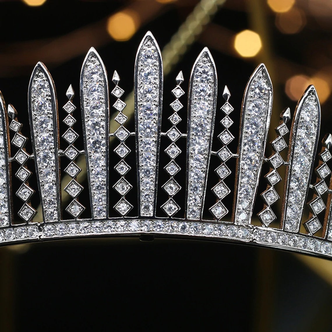 Exquisite Queen Mary's Fringe Tiara Royal Tiara Princess Etsy