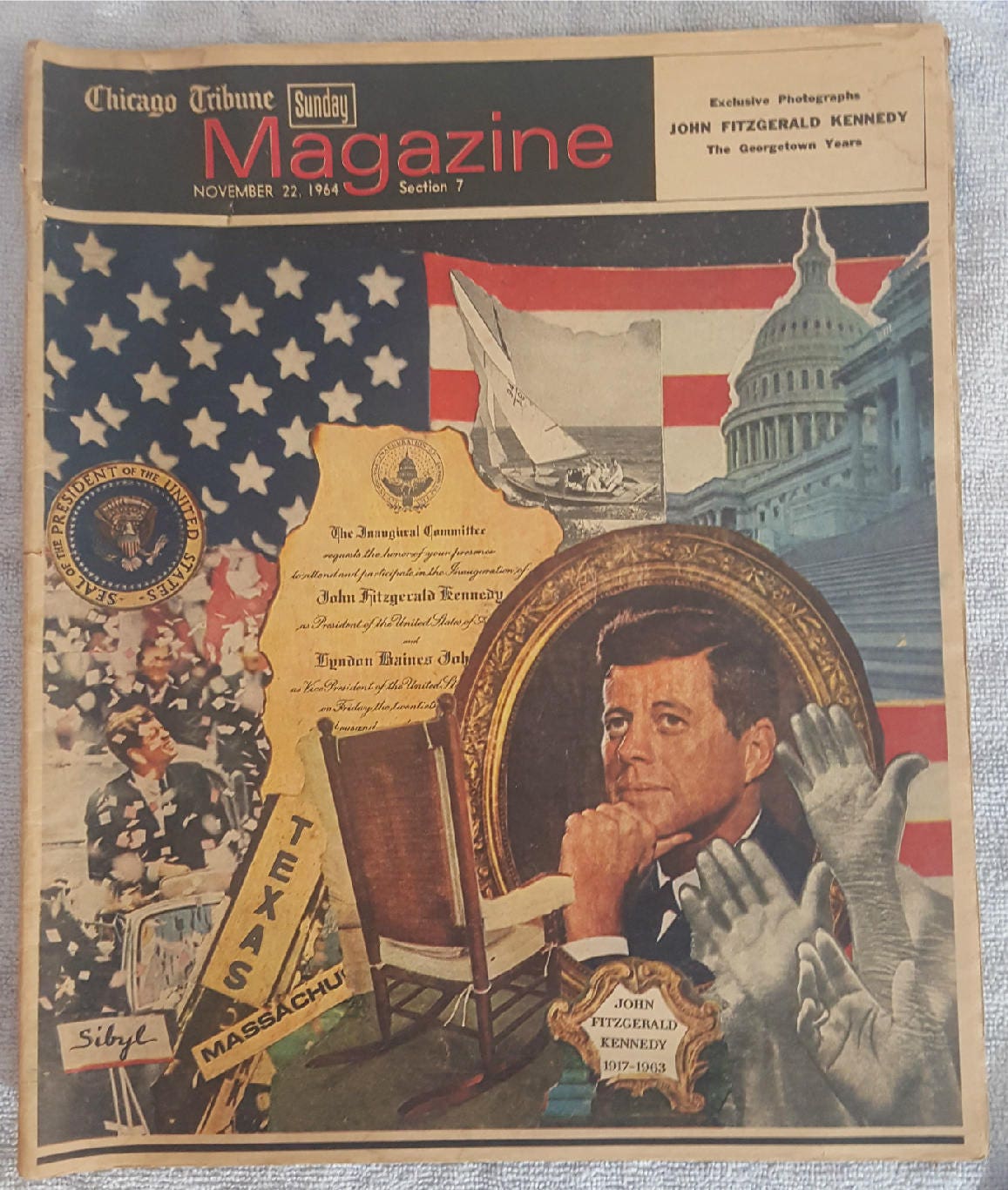 Chicago Tribune Sunday Magazine November 22 1964 JFK Memorial - Etsy 