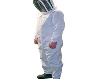 Bee Keeping Suit with Adjustable Round Style Veil (Heavy Cotton)