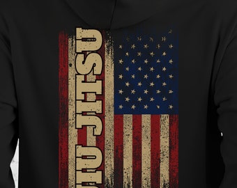 Jiu Jitsu Png American Flag Shirt Design, BJJ MMA Distressed USA Flag Png, Martial Arts Jiu Jitsu Gifts Digital Download
