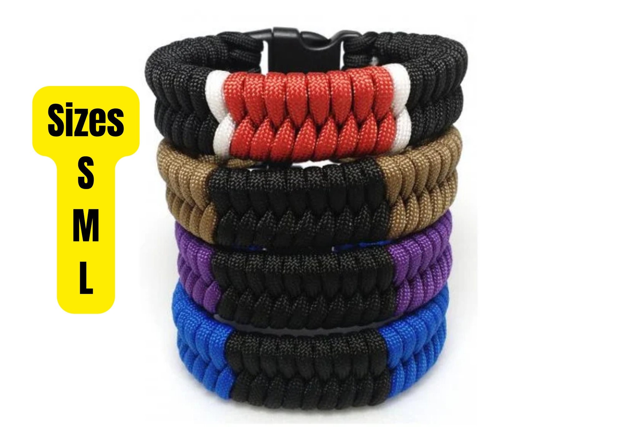 Paracord BJJ Bracelet Jiu Jitsu Belt Colors White Blue Purple Brown Black Betl Gift for Jiu Jitsu Lover BJJ Dad Jiu Jitsu Girl JiuJitsu Gift