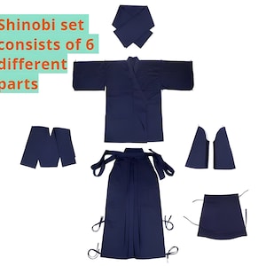 Ninja Dress Shinobi Shozoku - Authentic Japanese Ninja Suit Outfit ...
