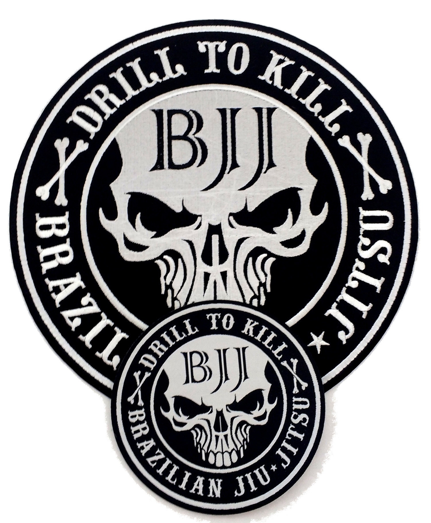 Jiu Jitsu Patch BJJ Brazilian Jiu Jitsu Patches Set for BJJ Gi Etsy