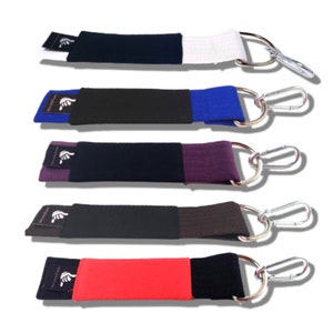 BJJ Jiu Jitsu Keychain, BJJ Belt Ranks White Blue Purple Brown Black, Gifts for Jiu Jitsu Lovers, Brazilian Jiu Jitsu Mom and Jiu Jitsu Dad