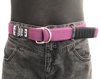 Purple Belt BJJ Belt for Pants Brazilian Jiu Jitsu Gi Colors White Blue Brown Black Belt Gift for Jiu Jitsu Lover Jiu Jitsu Girl JuJitsu