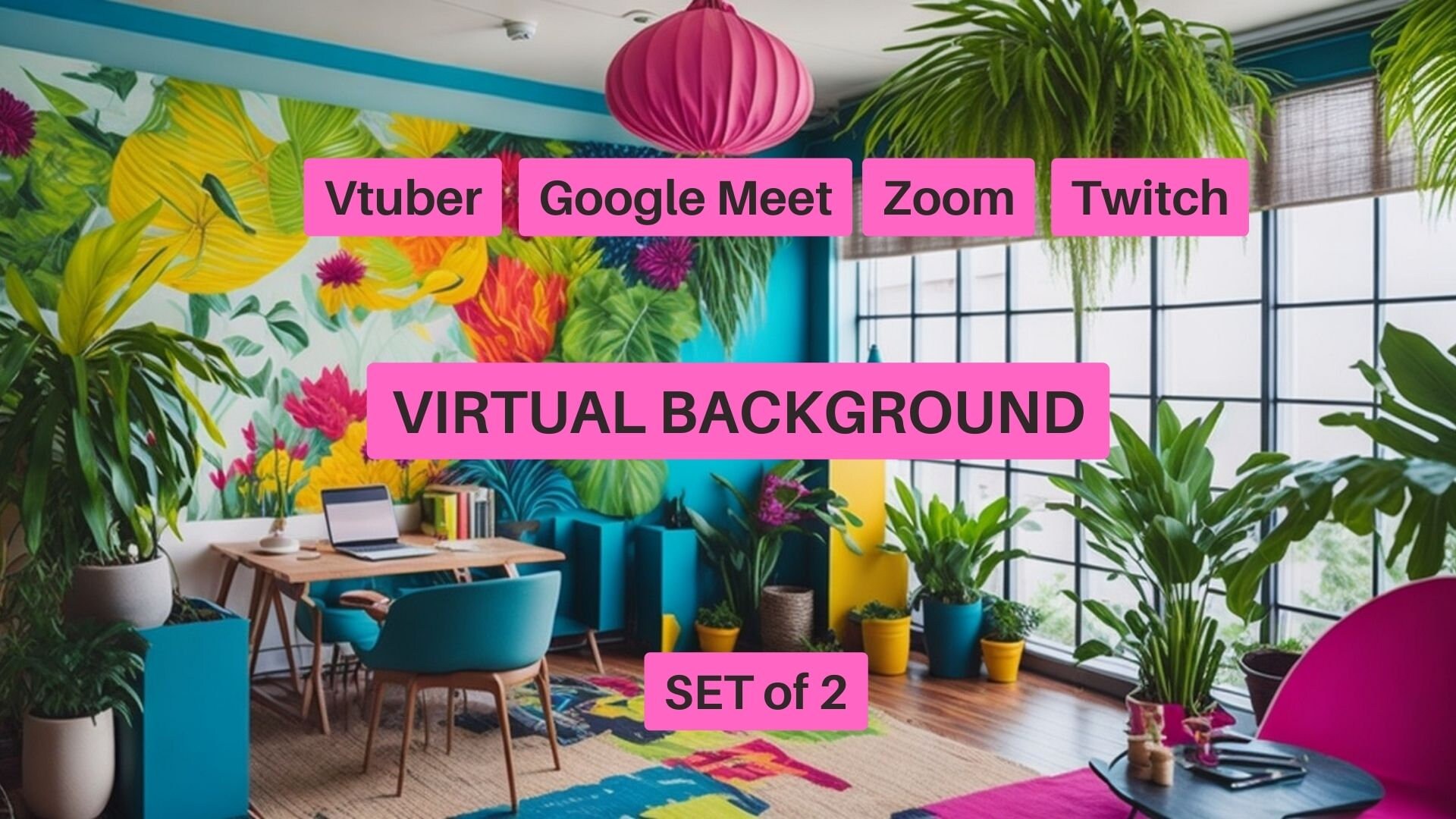 Light Blue Zoom Background, Girly Elegant Zoom Background, Realistic