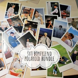 Pacote de Polaroids Premium DEZESSETE KPOP Boyfriend [RESTOCKED], Dezessete cartões fotográficos, Polaroids Kpop, Cartões fotográficos Kpop *Por favor, leia a descrição*