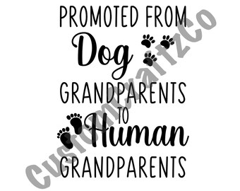 Promoted from Dog Grandparents to Human Grandparents