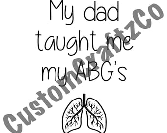 My dad taught me my ABGs