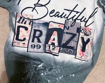 Beautiful Crazy Beautiful Crazy Lyrics Country Music Shirt -  Sweden