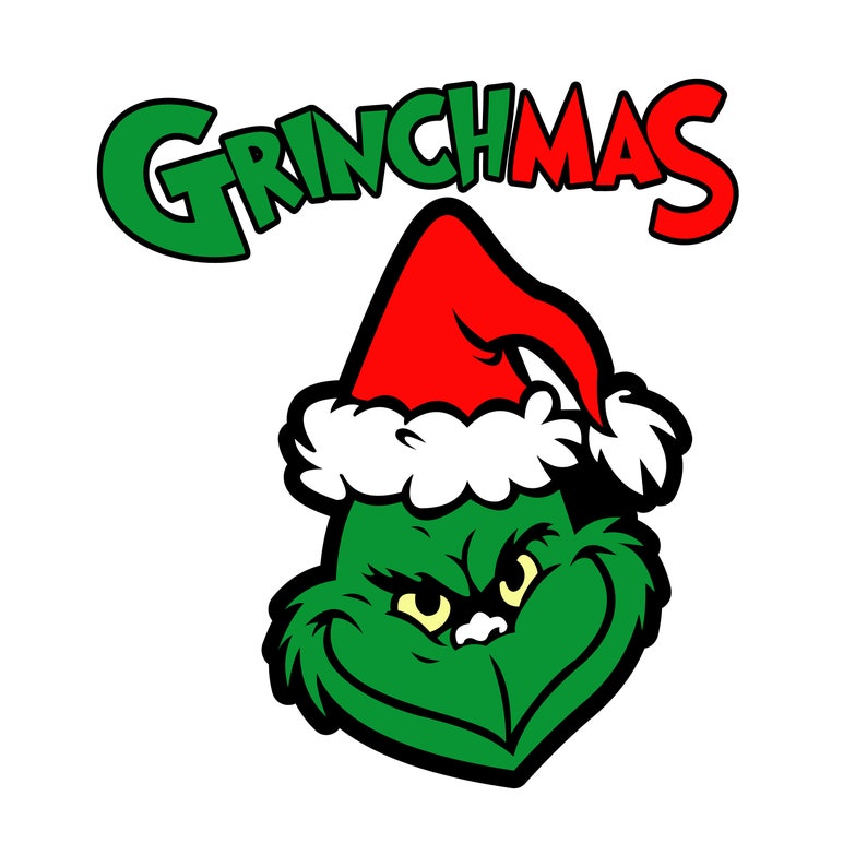 Grinchmas Svg Cricut Cut File Silhouette Digital Cut File | Etsy