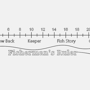 Fisherman's Ruler SVG File 