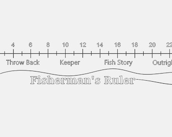 Fisherman&#39;s Ruler SVG file