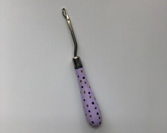Handpainted latch hooks, one of a kind, upcycled, custom color