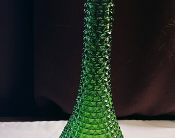 Vintage Italian Empoli  Emerald Green  Glass