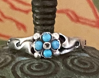 Antique Silver Circa 1900 Belle Epoque Ring