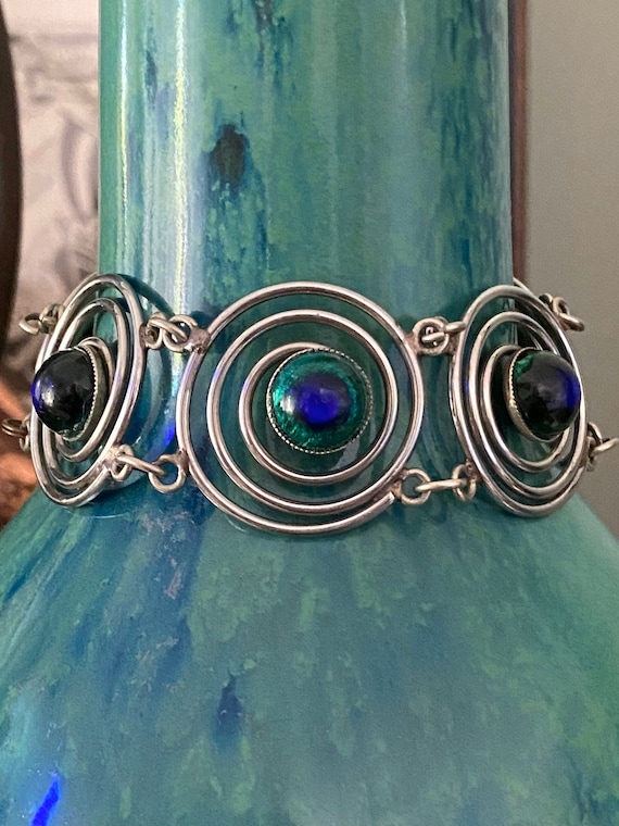 Vintage Peacock Eye Bracelet
