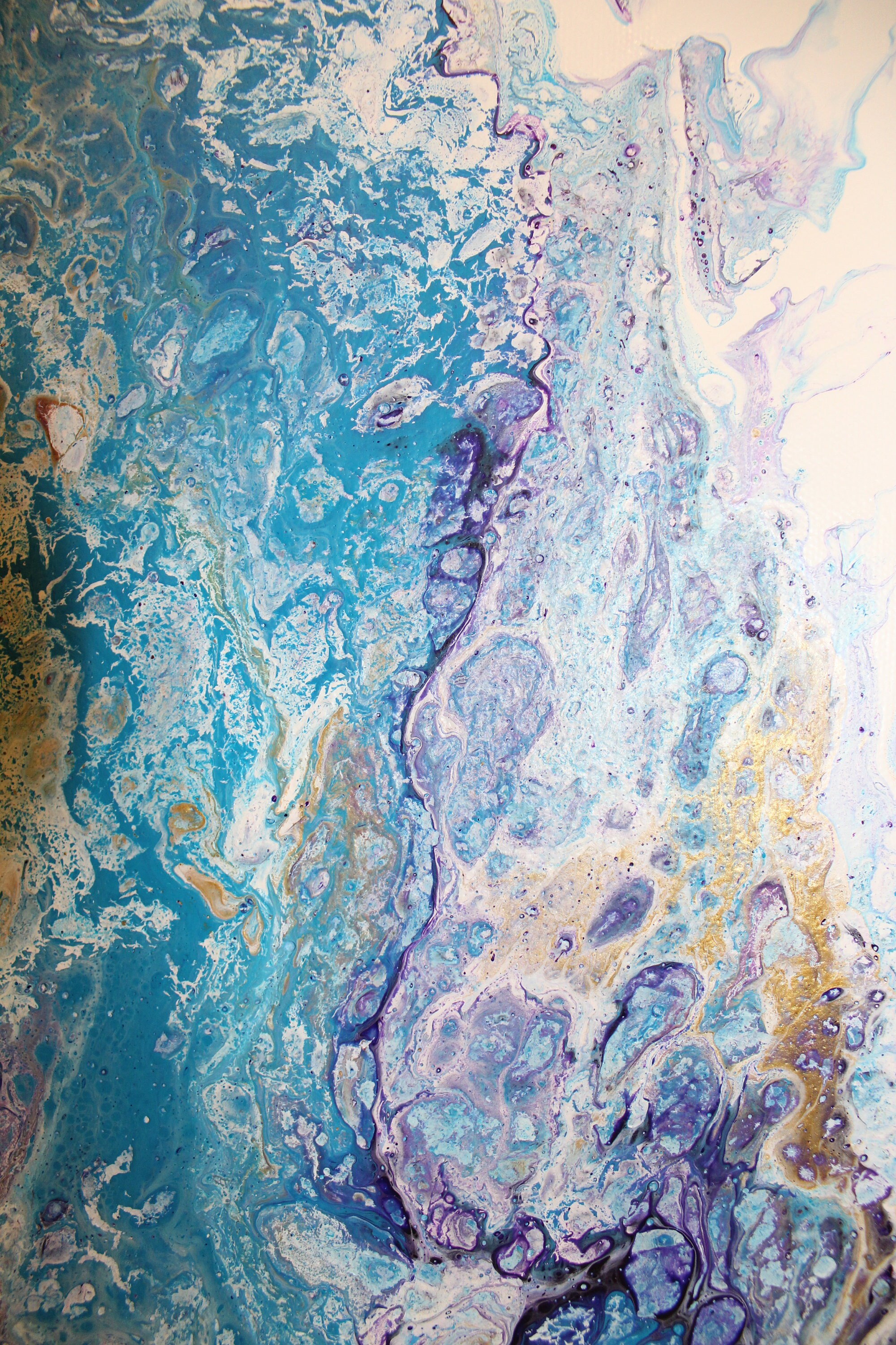 Fluid Art Original Modern Contemporary Abstract Acrylic Pour Painting ...