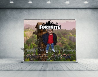 Backdrop Fortnite Etsy - customized backdrop 4 ft by 4 width