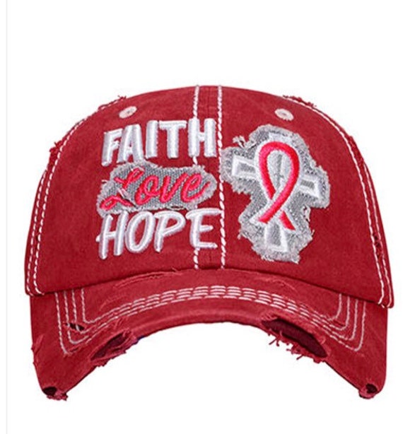 breast cancer baseball cap