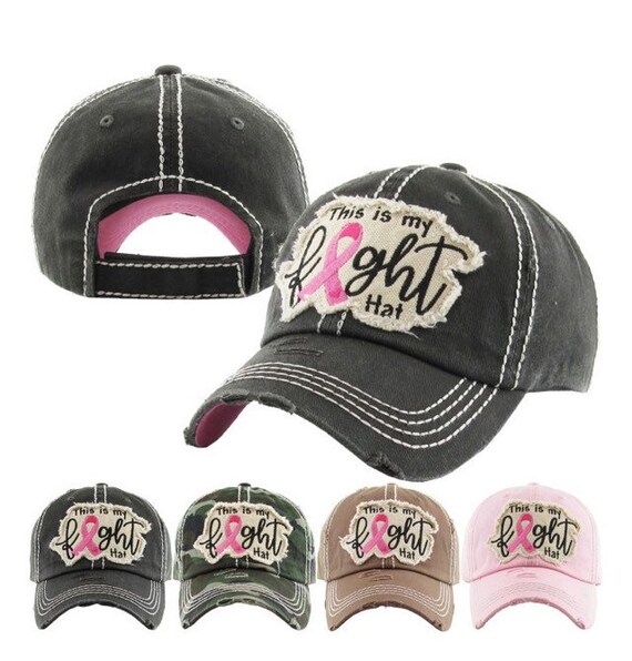 breast cancer baseball cap