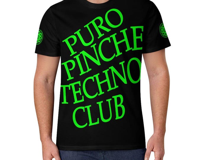 Puro Pinche Techno Club Unisex Short Sleeve T-Shirt